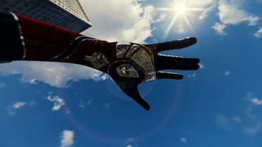 Chrome lenses and accents for TASM suit