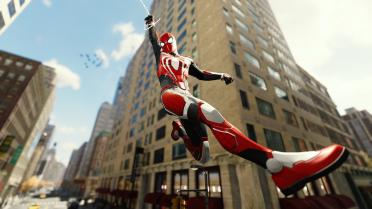 Black and Red Armor Advanced Suit