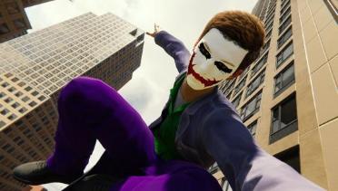 J for Joker. Spider-Joker