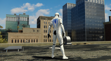 White And Blue Anti-Ock Suit V1