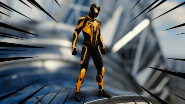 Symbiote Golden Style Armored Advanced Suit