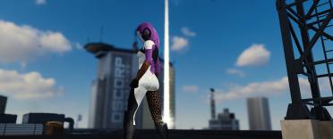 Custom Female Spidey Based off Black Cat