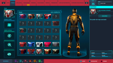 Symbiote Golden Style Armored Advanced Suit