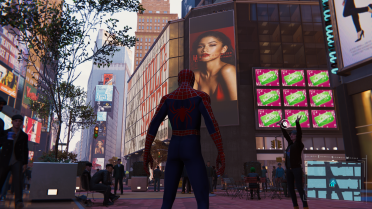 Ad replace women of spider man