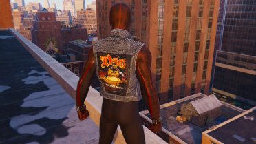 Eddie Monson's Vest on Spider-Punk Suit