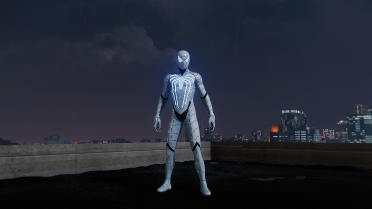 White And Blue Anti-Ock Suit V1