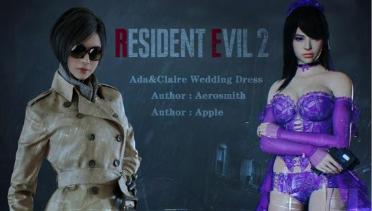 Ada & Claire Purple Sexy Wedding Dress