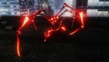 Spider Legs Dark Red