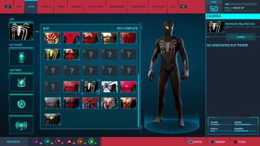 Advanced Suit Style Symbiote Suit