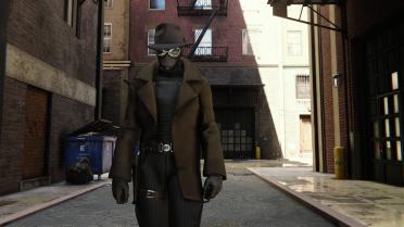 Spiderman Noir Coat Version