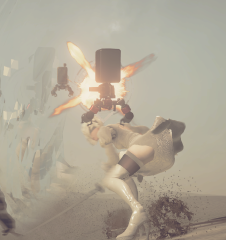 NieR Automata 2B White Skirt MOD