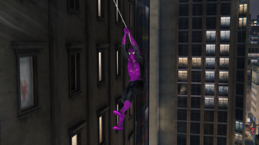 Purple Webbed Suit