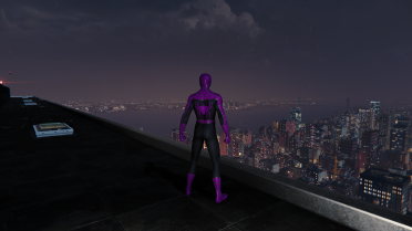 Purple Webbed Suit