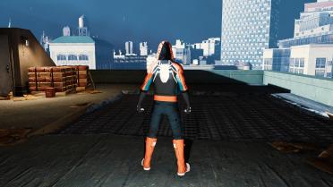 Hooded Homemade Spider-Man Outfit