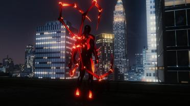 Spider Legs Dark Red