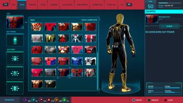 Black and Yellow TASM Suit