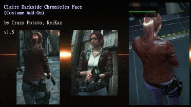 Claire Darkside Chronicles Face (Campaign and Raid mode)