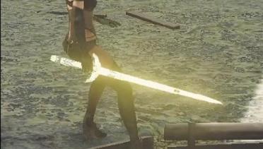 Animated Dawnblade from Destiny 2