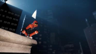 Hooded Homemade Spider-Man Outfit