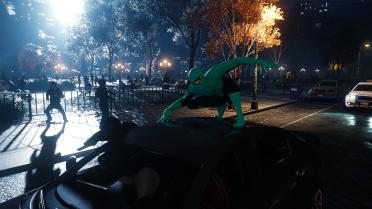 Cyan and black Classic Suit