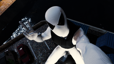 Black and White Scarlet Spider