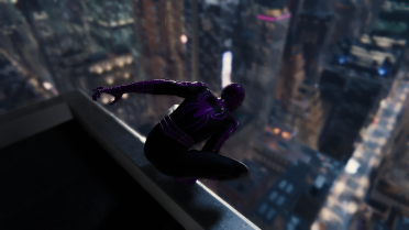 Purple Webbed Suit