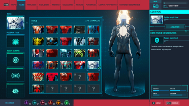 Ghost Rider Style in Spirit Spider Suit 2 Versions