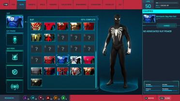 Advanced Suit Style Symbiote Suit
