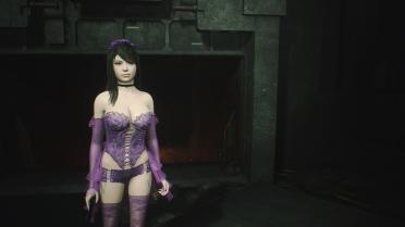 Ada & Claire Purple Sexy Wedding Dress