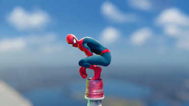 Spider-Verse Suit Recolored into the Classic Colors