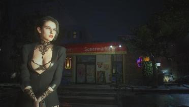 Jill Sexy Investigator Black Short Hair