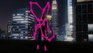 Spider Legs Glowing Pink