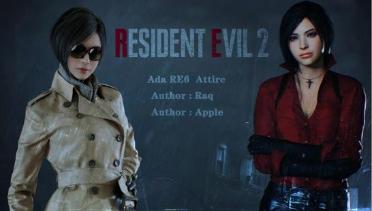 Ada RE6 Sexy Black Leather Pants