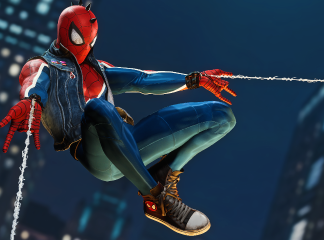 Spider Punk Grey Shoes