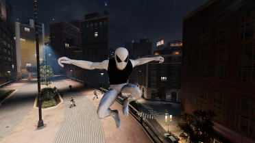 Black and White Scarlet Spider