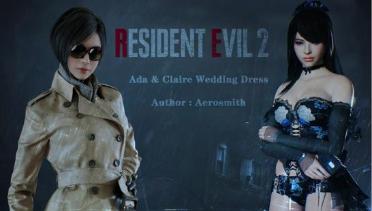 Ada & Claire Blue Sexy Wedding Dress