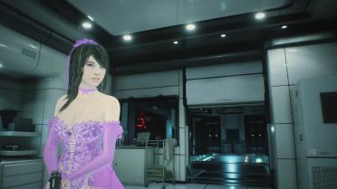 Ada & Claire Purple Sexy Wedding Dress