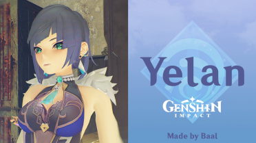 Yelan (From Genshin Impact) as 2B