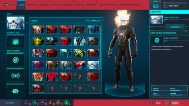 Ghost Rider Style in Spirit Spider Suit 2 Versions