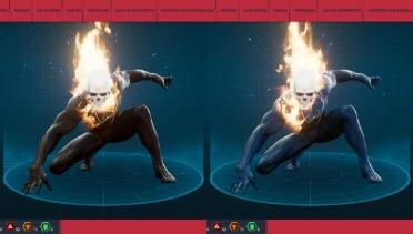 Ghost Rider Style in Spirit Spider Suit 2 Versions