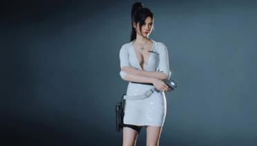 Ada & Claire White Detective (with holster)