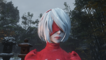 NieR Automata 2B Red 4K HD Remastered