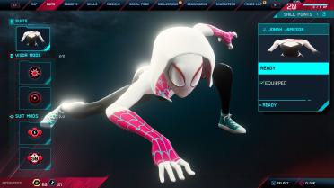Spider-Gwen Suit Slot (Hooded) Into the Spider-verse