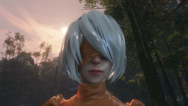 NieR Automata 2B Magic Orange 4K HD Remastered