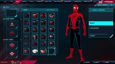 Vintage Comic Book Suit Slot (Spider-Man Remastered)