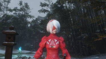 NieR Automata 2B Red 4K HD Remastered