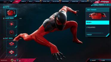 Scarlet Spider II Suit Slot (Spider-Man Remastered)