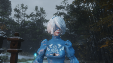 NieR Automata 2B Aquamarine 4K HD Remastered