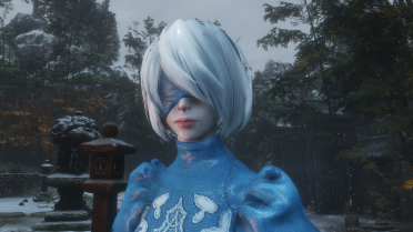 NieR Automata 2B Aquamarine 4K HD Remastered