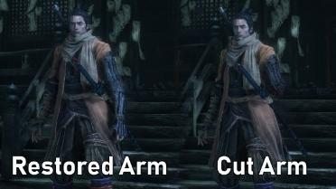 Restored Arm and Cut Arm Mod